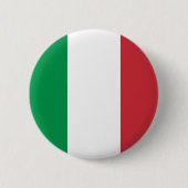 Italien-Flaggen-Knopf Button (Vorderseite)