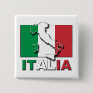 Italien-Flaggen-Land Button
