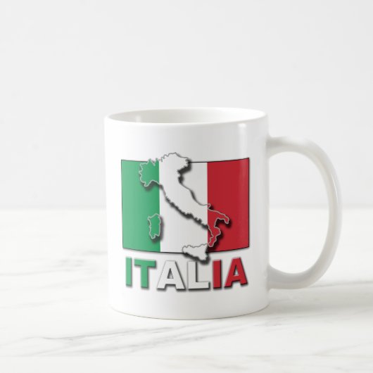 Italien-Flaggen-Land Kaffeetasse (Rechts)