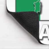 Italien-Flaggen-Land Mousepad (Ecke)