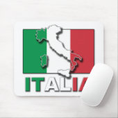 Italien-Flaggen-Land Mousepad (Mit Mouse)