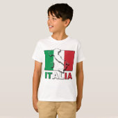 Italien-Flaggen-Land T-Shirt (Vorne ganz)