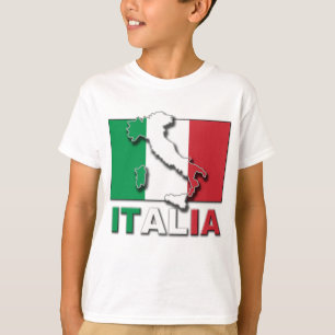 Italien-Flaggen-Land T-Shirt