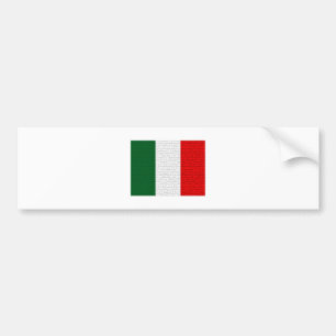 Italien-Flaggen-Schlangen-Haut Autoaufkleber