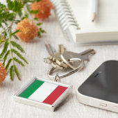 Italien-Flaggen-Schlüsselanhänger Schlüsselanhänger (Seite)