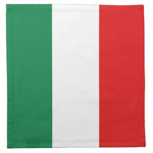 Italien-Flaggen-Serviette Serviette