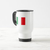 Italien-Flaggen-Tasse Reisebecher (Vorderseite Links)