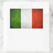 Italien Flaggenaufkleber Rechteckiger Aufkleber (Tasche)