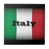 Italien Flaggendunkel Fliese (Vorderseite)