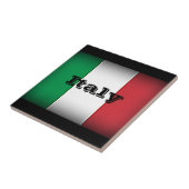 Italien Flaggendunkel Fliese (Seite)