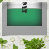 Italien Flaggendunkel Küchentuch (Gefaltet)