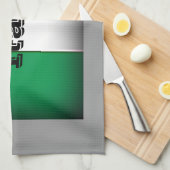 Italien Flaggendunkel Küchentuch (Viertel Falte)