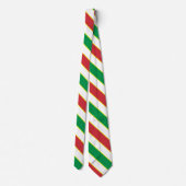 Italien Flaggenfarben Elegant Patriotic Neck Tie Krawatte (Rückseite)