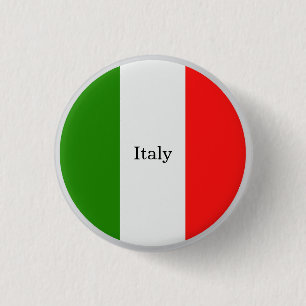 Italien, Flaggenfarben, gekennzeichnet Button