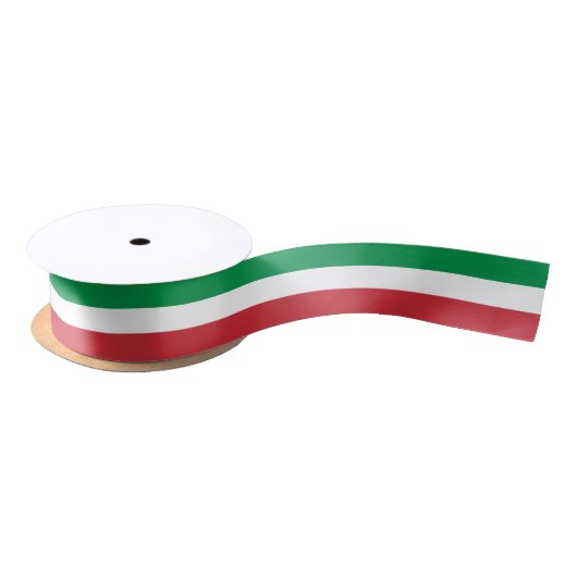 Italien-Flaggengeschenkband für italienisches Satinband (Spule)