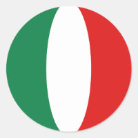 Italien Flaggenkennzeichnung Fisheye