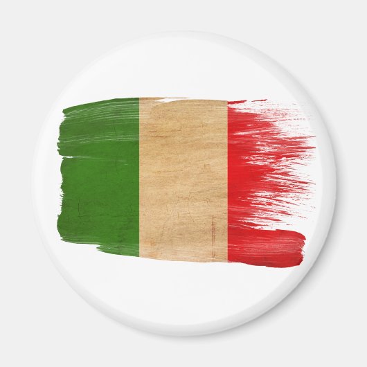 Italien Flaggenmagnete Magnet (Vorne)