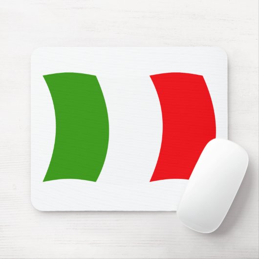 Italien Flaggenmousepad Mousepad (Mit Mouse)