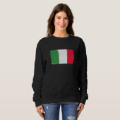 Italien Flaggenstaat Italien Italien Italiana Boot Sweatshirt (Vorne ganz)