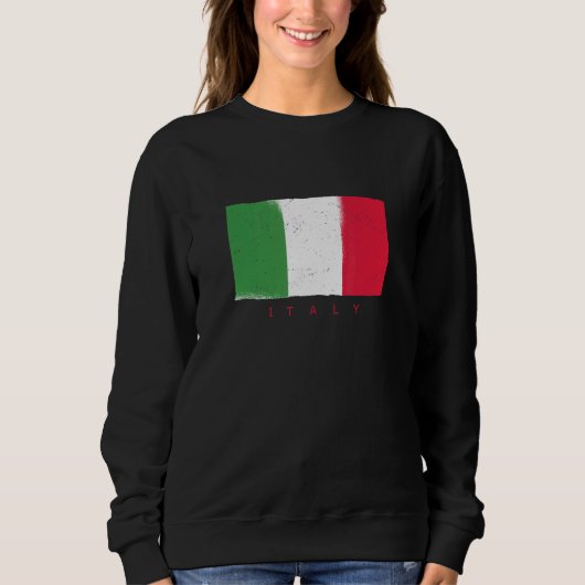 Italien Flaggenstaat Italien Italien Italiana Boot Sweatshirt (Vorderseite)
