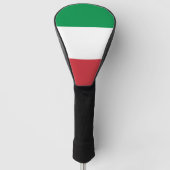 Italien Flaggenstaat Italienisches Patriotikum Golf Headcover (Vorderseite)