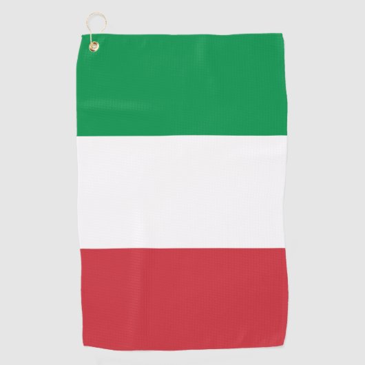 Italien Flaggenstaat Italienisches Patriotikum Golfhandtuch (Vorderseite)