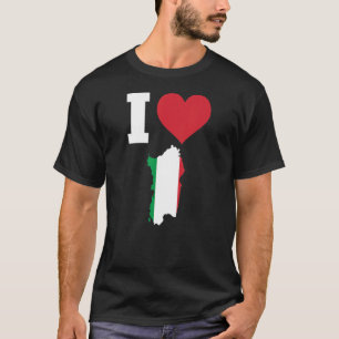 Italien Flaggenstaat Sardiniens I Liebe Sardinien T-Shirt