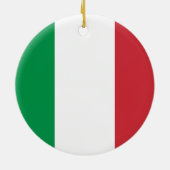 Italien - Flaggenverzierung Keramik Ornament (Hinten)