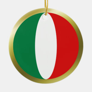 Italien - Flaggenverzierung Keramikornament