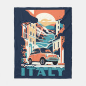 Italien Fleecedecke (Vorderseite)