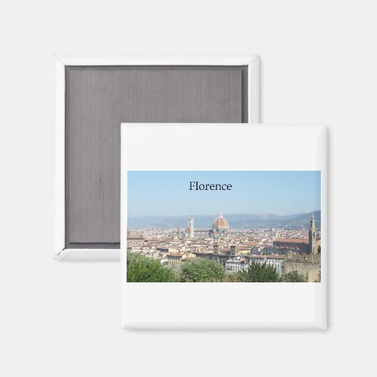 Italien Florence Duomo (St.K.) Magnet (Vorderseite/Rückseite)