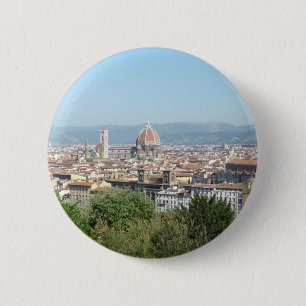 Italien Florenz Duomo-Michelangelo-Quadrat (neu) Button