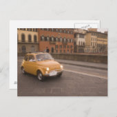Italien, Florenz. Fiat 800 Kundgebung überquert Ar Postkarte (Vorne/Hinten)
