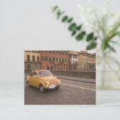 Italien, Florenz. Fiat 800 Kundgebung überquert Ar Postkarte (Stehend Vorderseite)