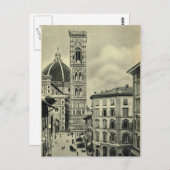 Italien, Florenz, Firenze, 1908, Duomo Postkarte (Vorne/Hinten)