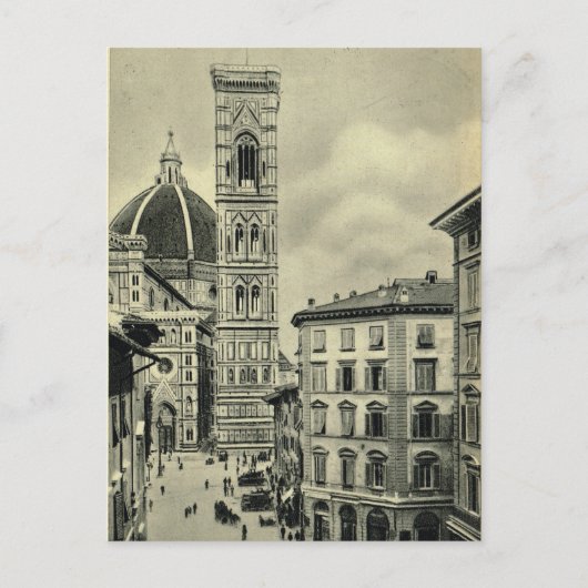 Italien, Florenz, Firenze, 1908, Duomo Postkarte (Vorderseite)