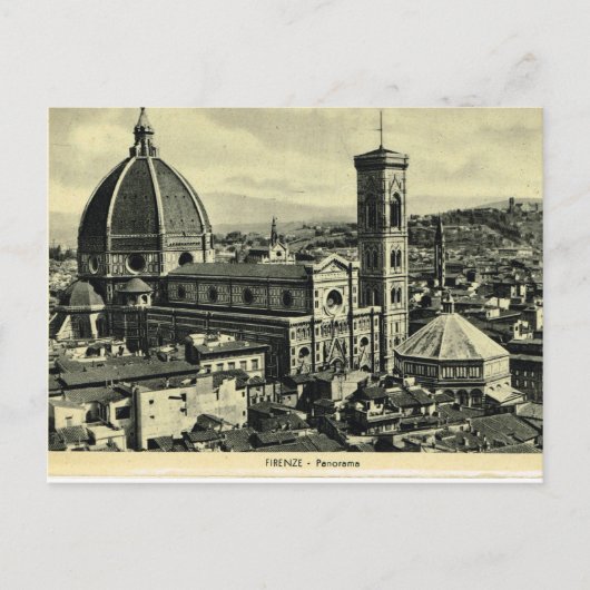 Italien, Florenz, Firenze, 1908, Firenze, Duomo 1 Postkarte (Vorderseite)