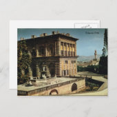 Italien, Florenz, Firenze, 1908, Palazzo Pitti, Postkarte (Vorne/Hinten)
