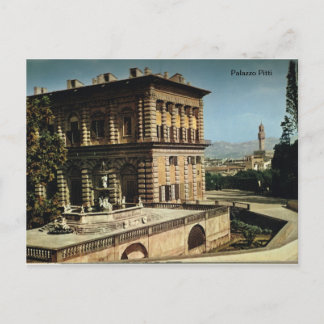 Italien, Florenz, Firenze, 1908, Palazzo Pitti, Postkarte