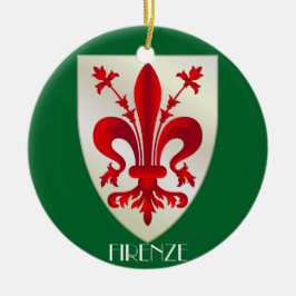 Italien- - Florenz-Keramik-Weihnachtsverzierung Keramikornament