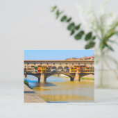 Italien, Florenz, Ponte Vecchio Postkarte (Stehend Vorderseite)