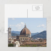 Italien, Florenz, Stadtbild mit Duomo Postkarte (Vorne/Hinten)