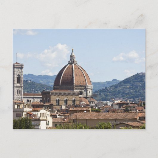 Italien, Florenz, Stadtbild mit Duomo Postkarte (Vorderseite)