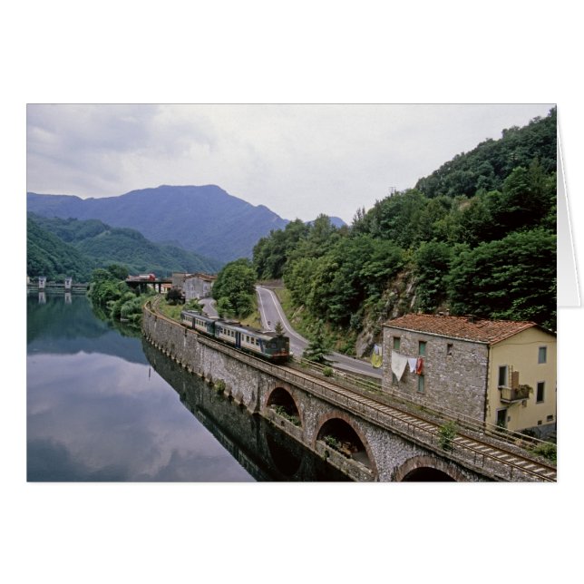 Italien - Fluss Serchio (Vorderseite (Horizontal))