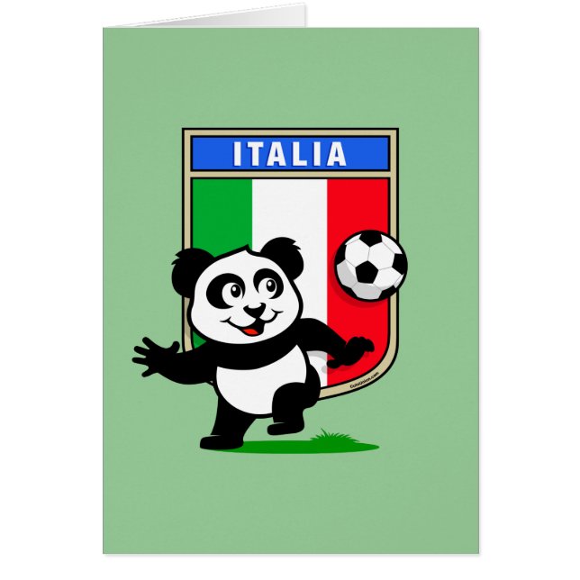 Italien Football Panda (Vorne)