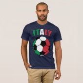 Italien Footy (dunkel) T-Shirt (Vorne ganz)