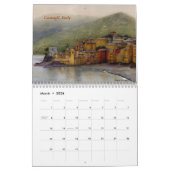 Italien Foto- und Aquarellkalender Kalender (Mär 2026)