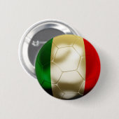 Italien-Fußball Button (Vorne & Hinten)