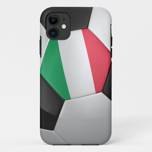 Italien-Fußball Case-Mate iPhone Hülle (Rückseite)