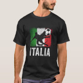 Italien Fußball Fan Jersey T-Shirt (Vorderseite)